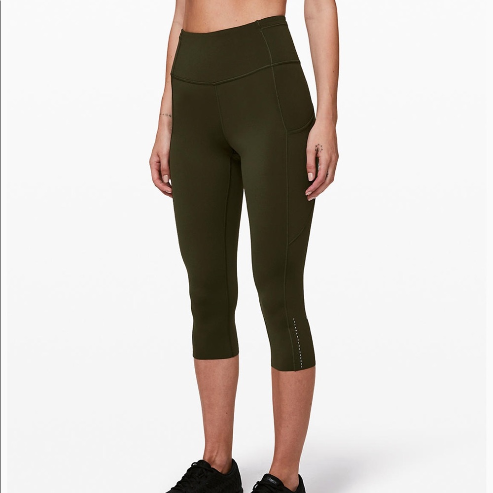 Brand new!! lululemon fast and free crop II 19”